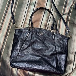 COACH Kelsey Satchel Pebbled Leather
